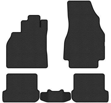 EVA коврики в салон авто EVAtech для Megane CC Renault 2002-2009 2 поколение Cabrio EU RT21527CG5RBB