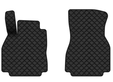 Коврики из экокожи в салон авто передние EVAtech для Megane (II) Renault 2002-2009 2 поколение Sedan EU RT3213A2BBB