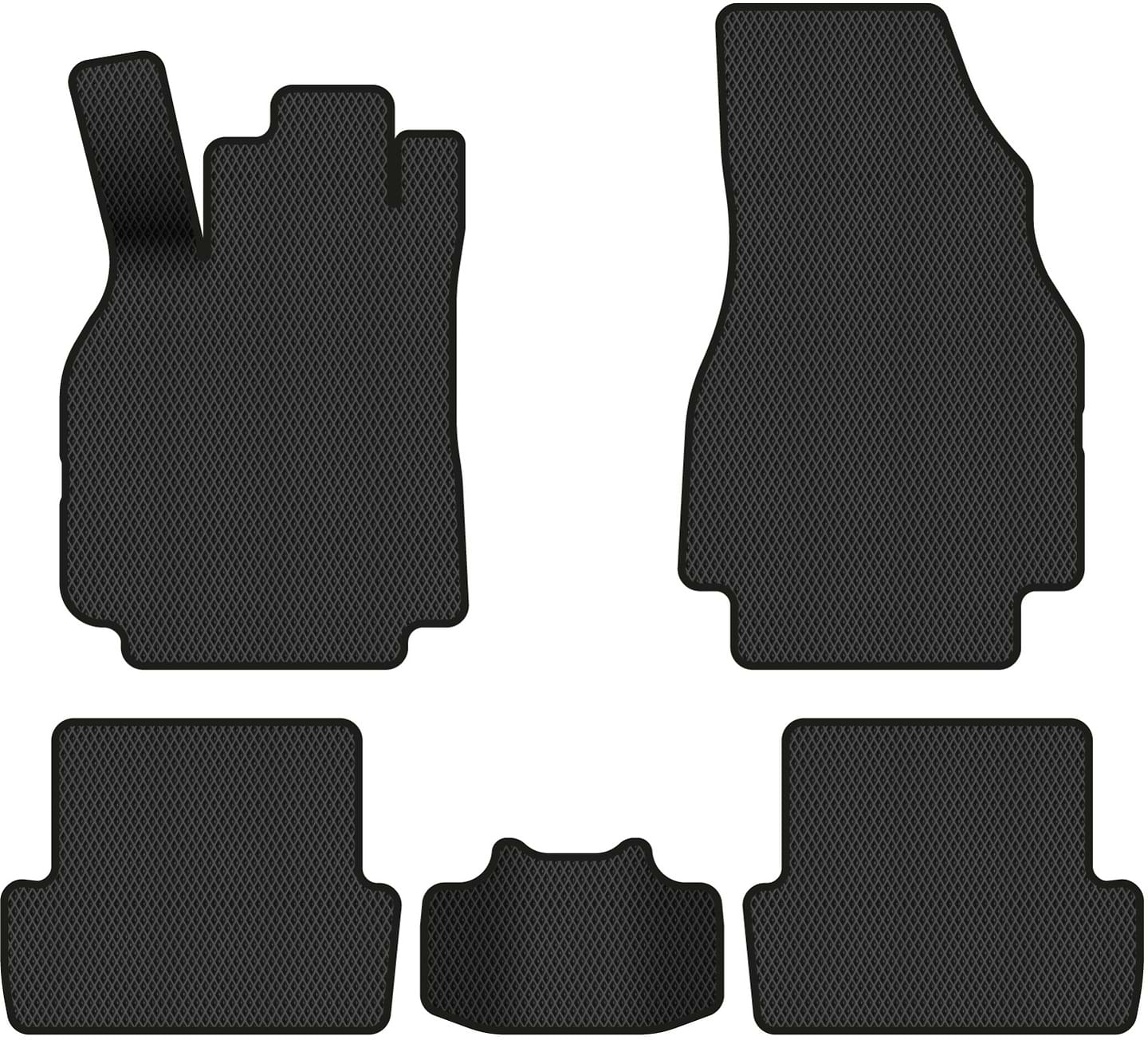 EVA коврики в салон авто EVAtech для Megane (II) 5-doors Renault 2002-2009 2 поколение Htb EU RT3214CV5RBB