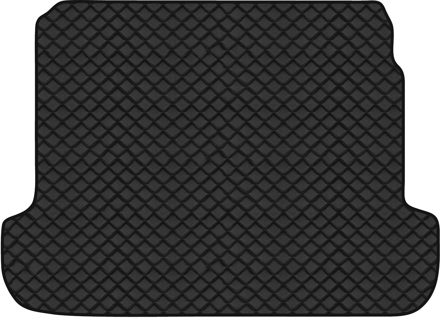 Коврик из экокожи в багажник авто EVAtech ECO для Fluence Renault 2009-2017 1 поколение Sedan EU RT3276B1BBB