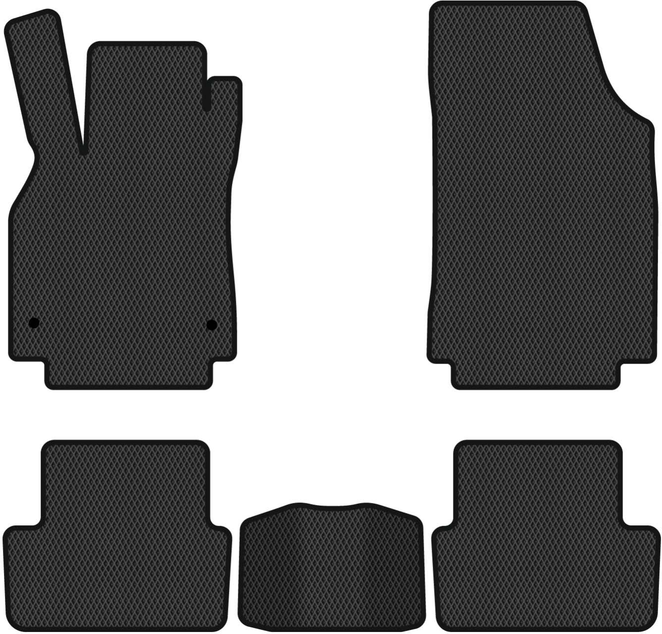 EVA коврики в салон авто EVAtech для Fluence Renault 2009-2017 1 поколение Sedan EU RT3276CV5RN2RBB