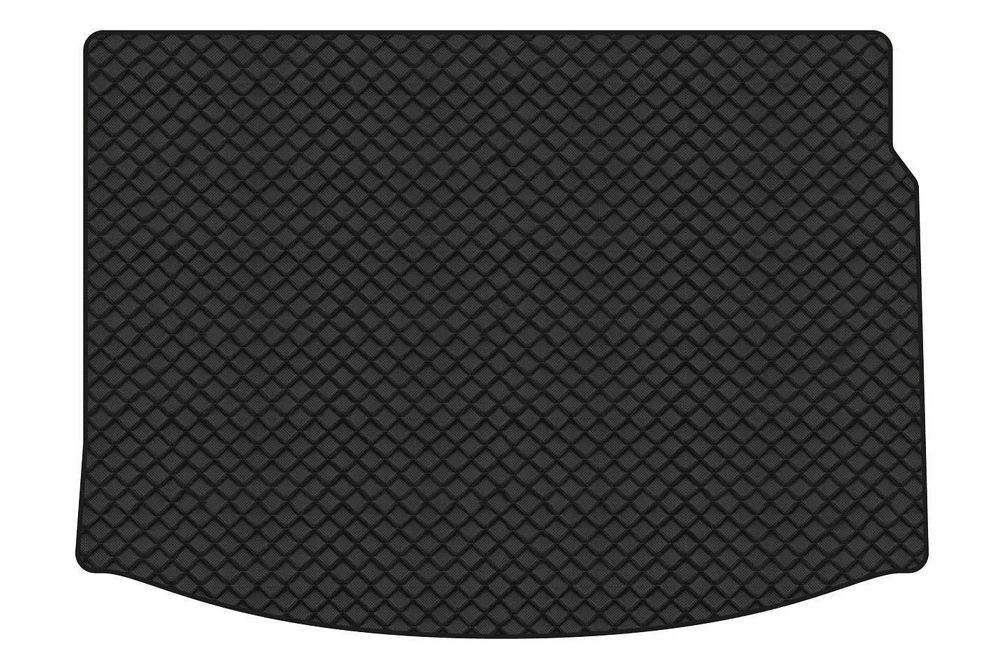 Коврик из экокожи в багажник авто EVAtech ECO для Megane (III) 3-doors AT Renault 2008-2016 3 поколение Htb EU RT33124B1BBB