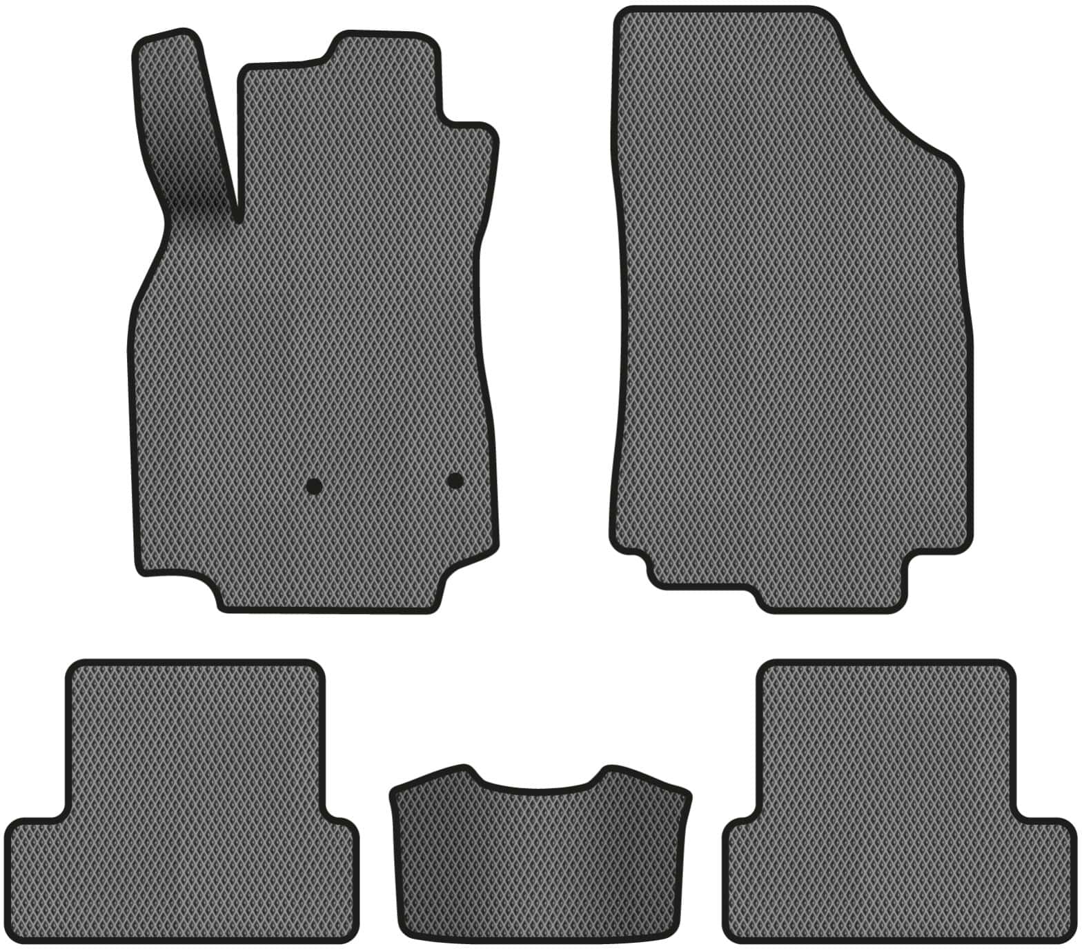 EVA килимки в салон авто EVAtech для Megane (III) 3-doors AT Renault 2008-2016 3 покоління Htb EU RT33124CVS5RN2RGB