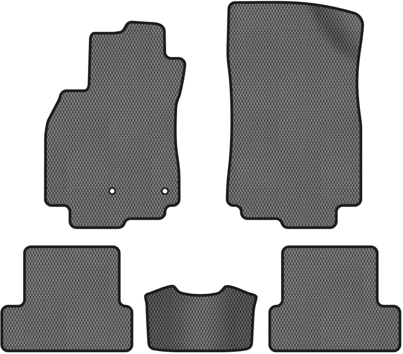 EVA коврики в салон авто EVAtech для Megane (III) 3-doors AT Renault 2008-2016 3 поколение Htb EU RT33135CBV5AV2RGB