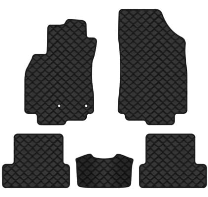 Коврики из экокожи в салон авто EVAtech ECO Megane (III) 3-doors AT Renault 2008-2016 3 поколение Htb EU RT33135CGV5AV2BBB