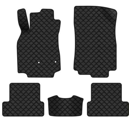 Коврики из экокожи в салон авто EVAtech ECO Megane (III) 3-doors AT Renault 2008-2016 3 поколение Htb EU RT33135CLS5AV2BBB