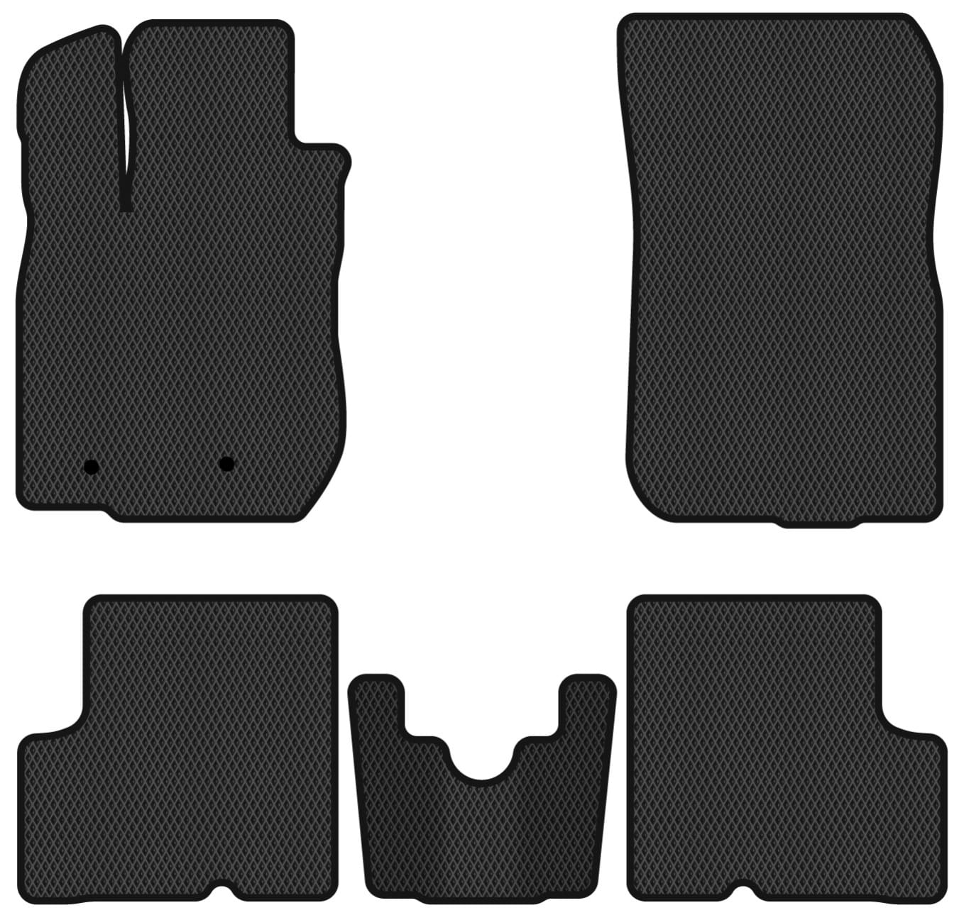 EVA коврики в салон авто EVAtech для Duster 4WD Renault 2010-2015 1 поколение SUV EU RT3317C5RN2RBB