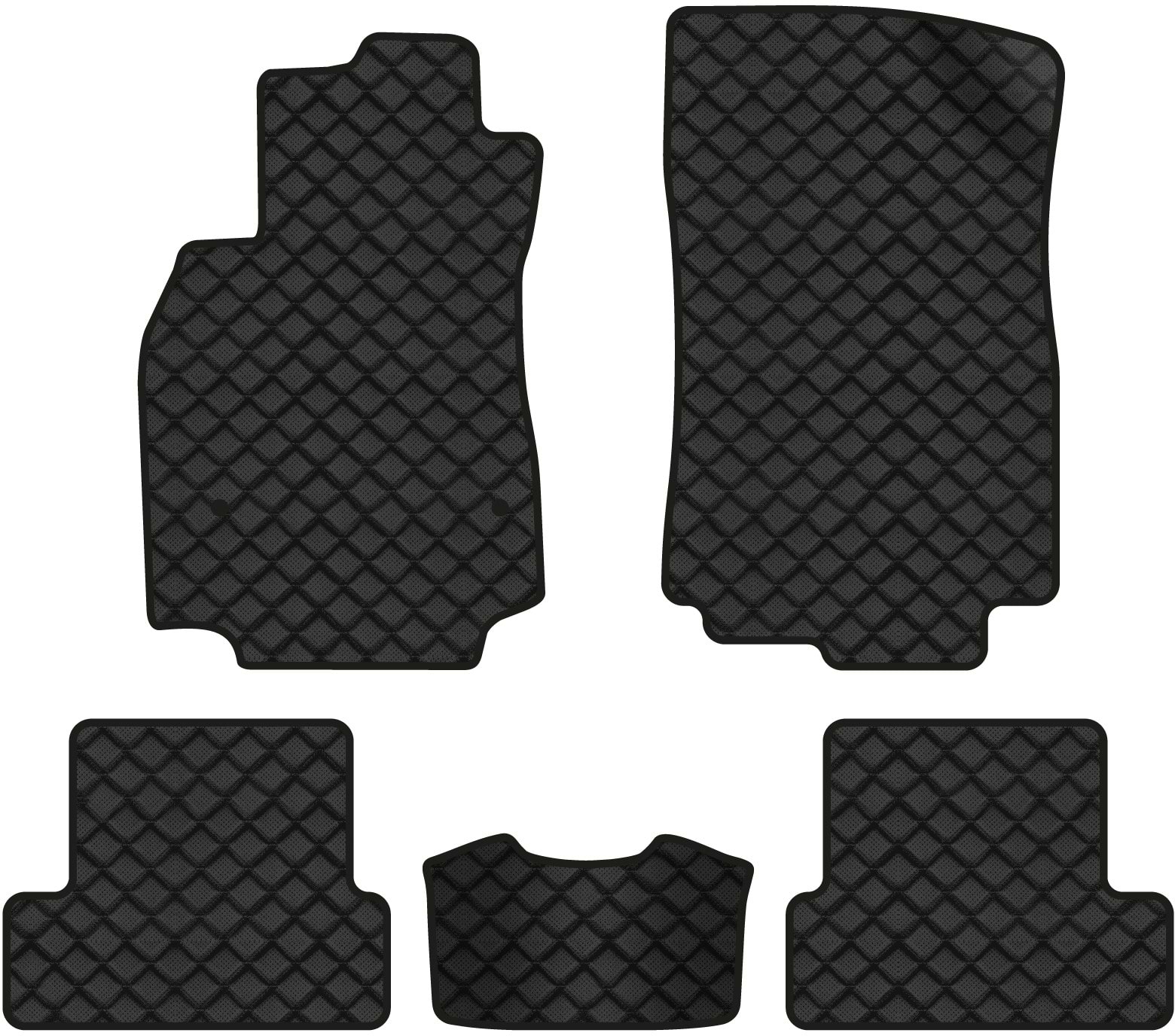 Коврики из экокожи в салон авто EVAtech ECO для Megane (III) 5-doors AT Renault 2008-2016 3 поколение Htb EU RT33180CBS5RN2BBB