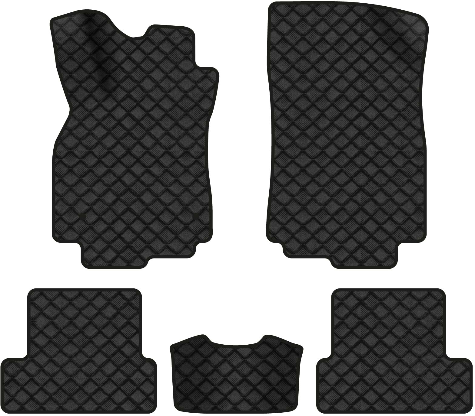 Коврики из экокожи в салон авто EVAtech ECO для Megane (III) 5-doors AT Renault 2008-2016 3 поколение Htb EU RT33180CDV5RN2BBB