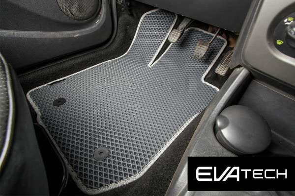 Фото - Коврики из экокожи в салон авто передние EVAtech ECO для Logan Renault 2004-2012 1 поколение Sedan EU RT3366A2AV2BBB