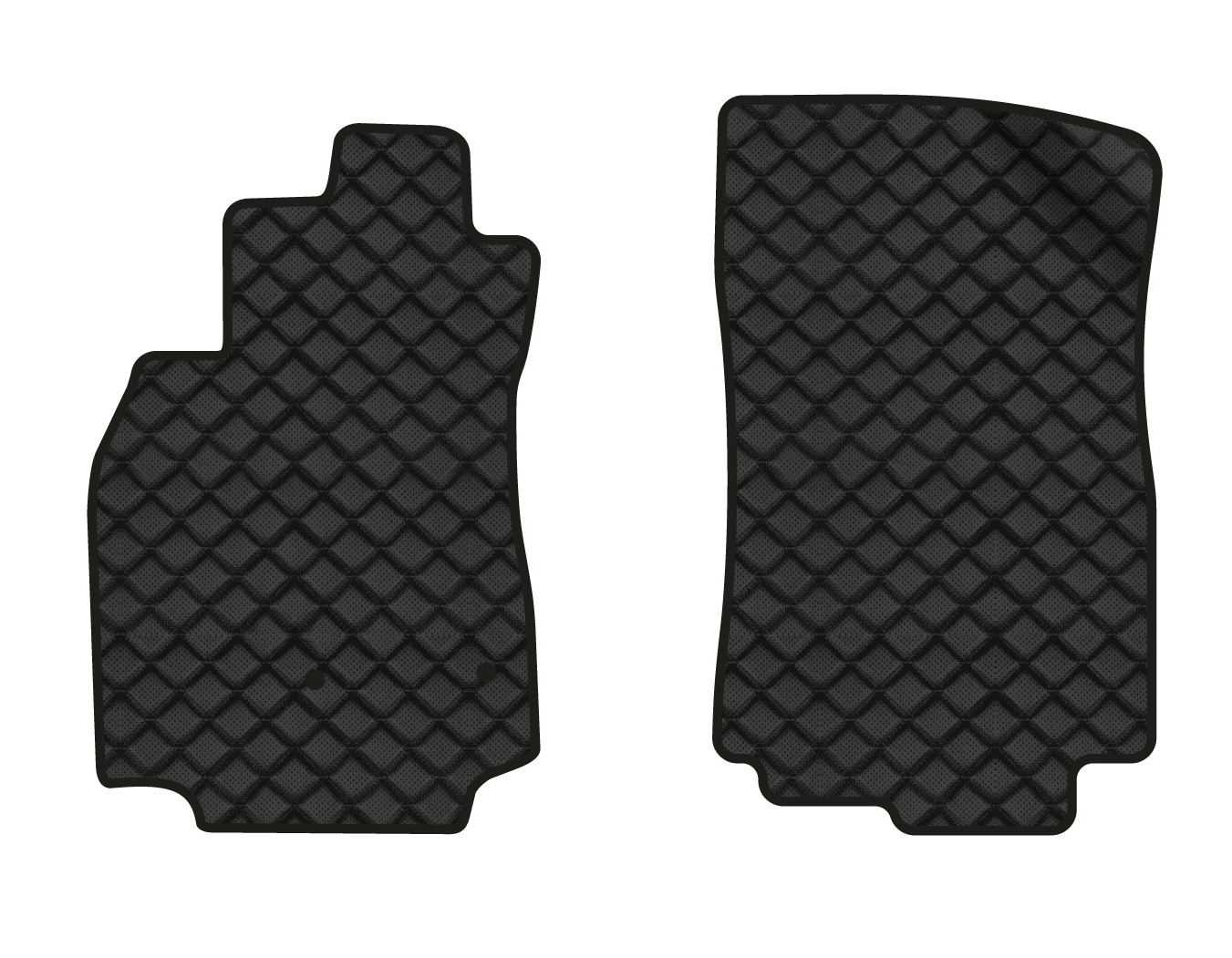 Килимки з екошкіри в салон авто передні EVAtech ECO для Megane (III) 3-doors MT Renault 2008-2016 3 покоління Htb EURT3636ABZ2RN2BBB