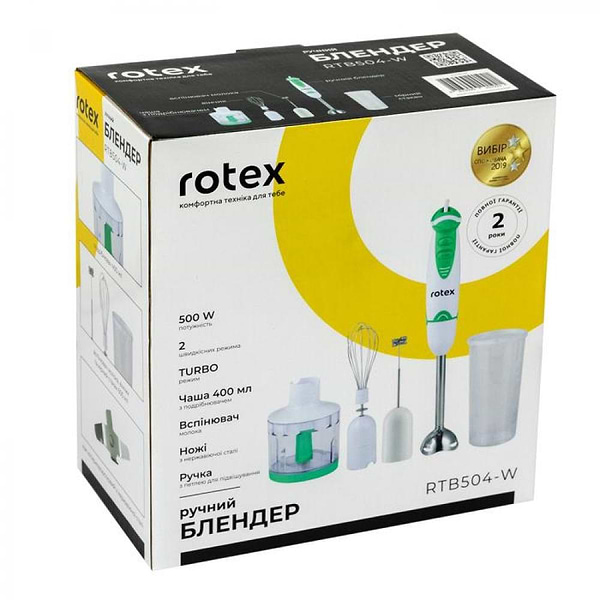 Фото - Блендер погружной Rotex RTB504-W