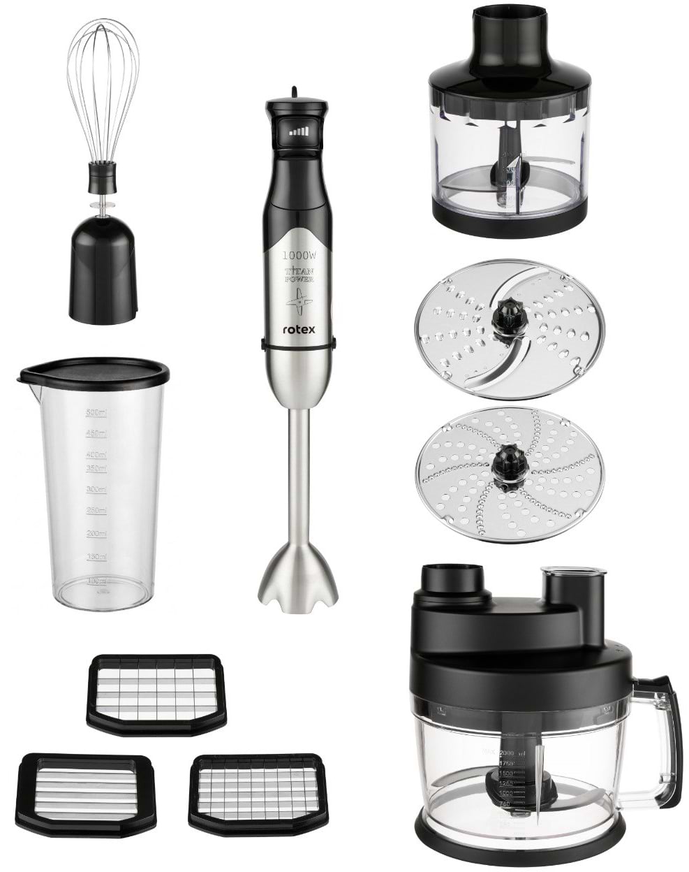 Блендер погружной Rotex RTB950-B TitanPower