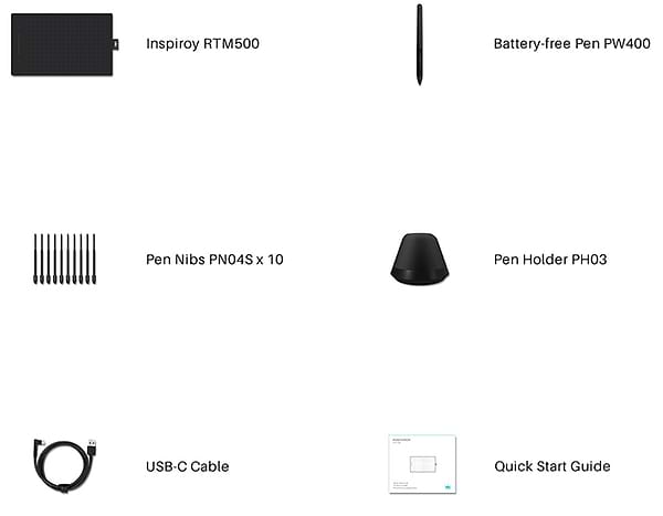 Фото - Графический планшет Huion Inspiroy RTM-500