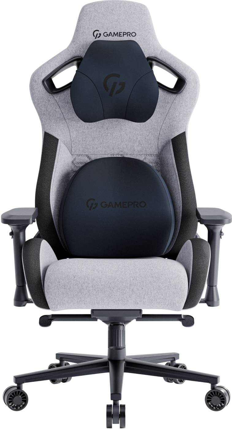 Крісло для геймерів GamePro Size XL Fabric Dark Grey (GC900DG) - Фото 1