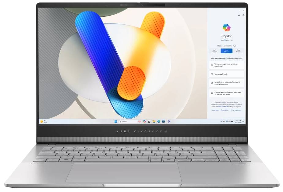 Ноутбук Asus Vivobook S 15 M5506WA-MA020 Cool Silver - Фото 1