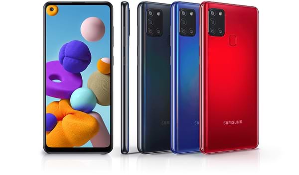 Фото - Смартфон Samsung Galaxy A21s 3/32Gb Black (SM-A217FZKNSEK)