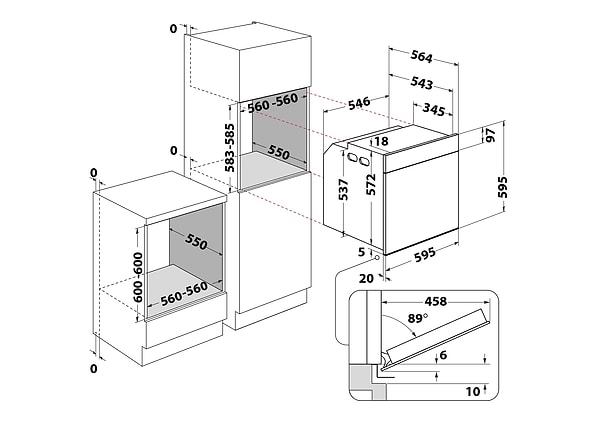 Фото - Духова шафа електрична Whirlpool AKZ99481SPNB