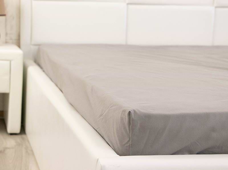 Простынь двуспальная Руно Dark Grey бязь 160х200 (500.114У_Dark Grey)