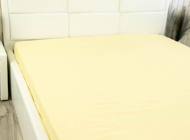 Простынь односпальная Руно Yellow бязь 90х200 (503.114У_Yellow)