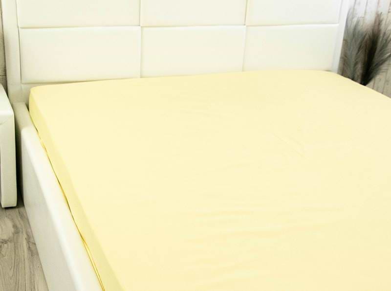 Простынь двуспальная Руно Yellow бязь 180х200 (504.114У_Yellow)