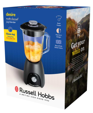 Фото - Блендер стаціонарний Russell Hobbs 27121-56 Matte Charcoal Jug Blender