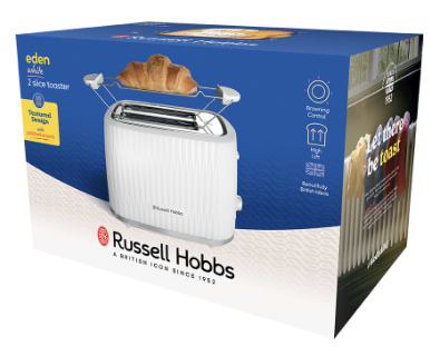 Фото - Тостер Russell Hobbs 27370-56 Eden 2S Toaster White