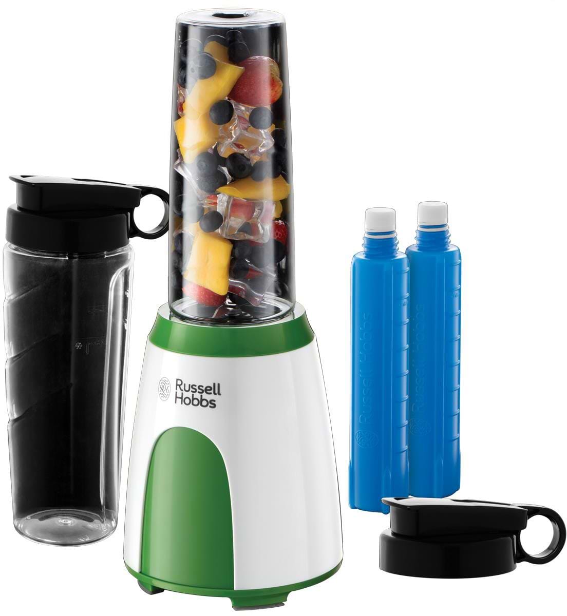 Блендер стаціонарний Russell Hobbs 25160-56 Explore Mix & Go Cool White-Green - Фото 1