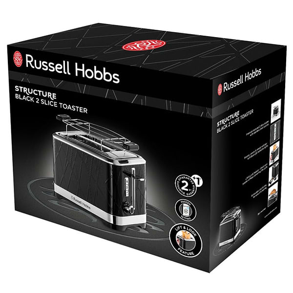 Фото - Тостер Russell Hobbs 28091-56 Structure Black
