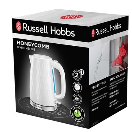 Фото - Електричний чайник Russell Hobbs 26050-70 Honeycomb White