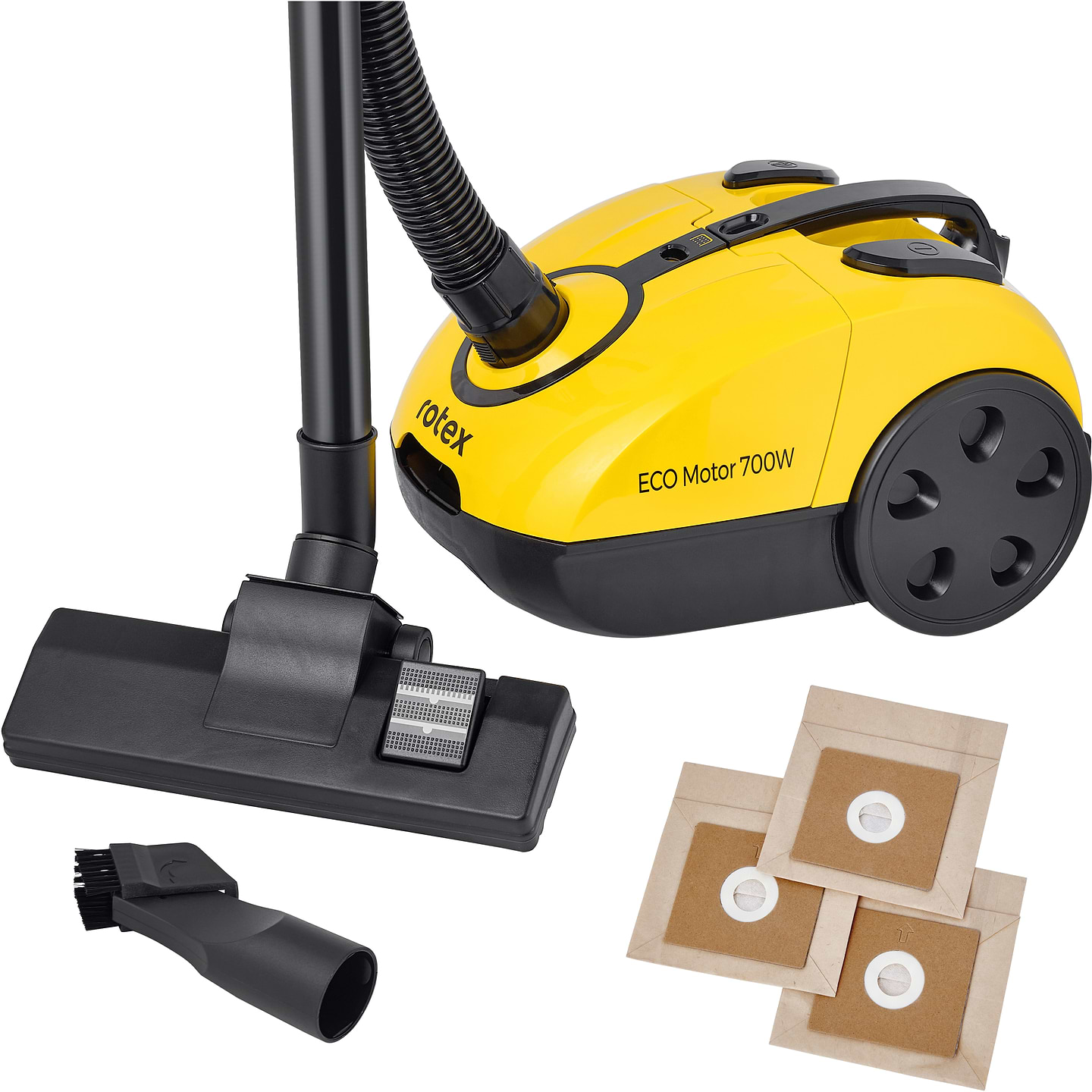 Пылесос для сухой уборки с мешком Rotex RVB16-Y EcoClean - Фото 1