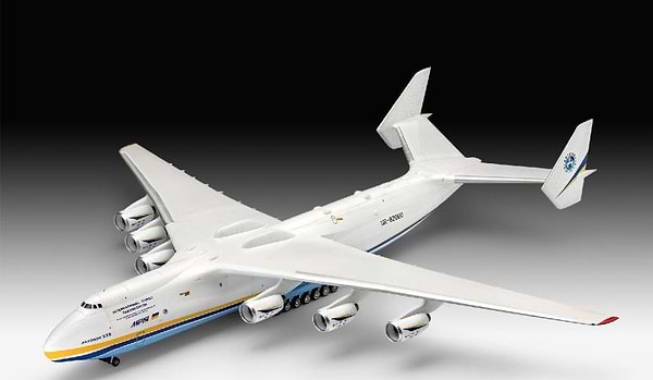 Фото - Набір для моделювання техніки Revell Вантажний літак АН-225 Мрія 1:144 (RVL-04958)