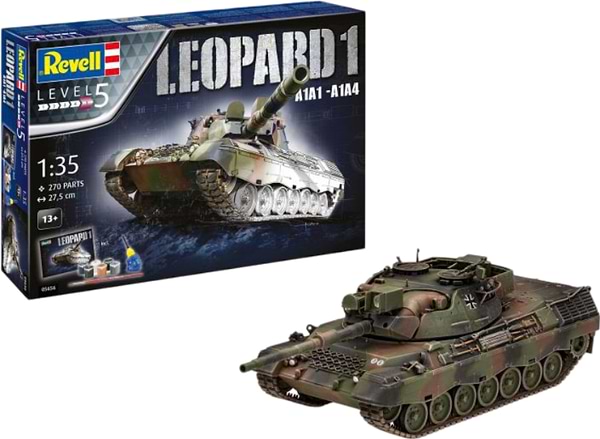 Фото - Набор для моделирования техники Revell набор Танк Leopard 1 A1A1-A1A4 1:35 (RVL-05656)