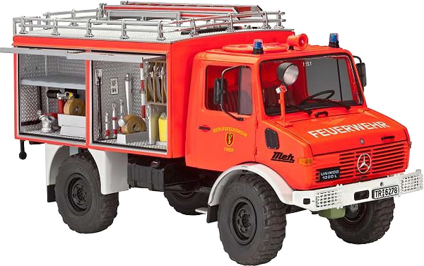 Фото - Набор для моделирования техники Revell Пожарная машина Unimog U1300L TLF 8/18 1:24 (RVL-07512)