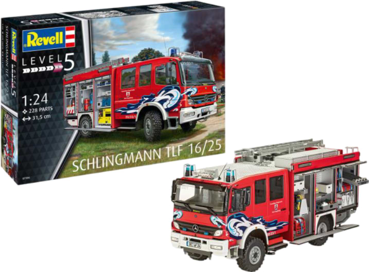 Набор для моделирования техники Revell Пожарная машина цистерна TLF 16/25 1:24 (RVL-07586)
