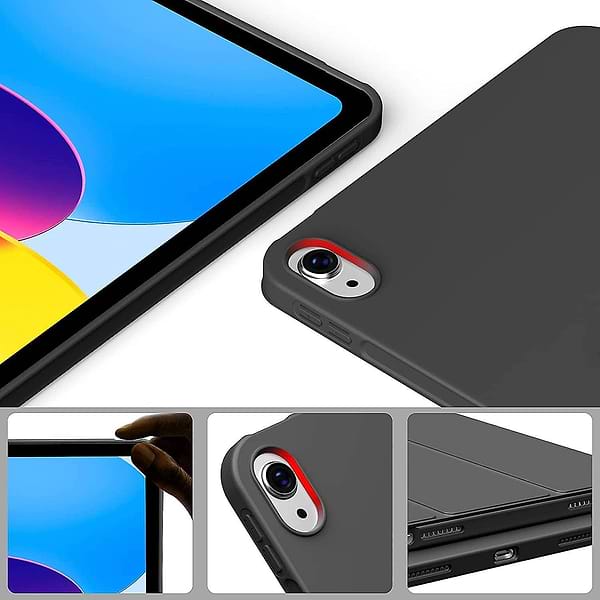 Фото - Чехол для планшета Becover Tri Fold Soft TPU с креплением Apple Pencil для Apple iPad 10.9" (2022/2024)/iPad (А16) 2025 11" Black (708459)