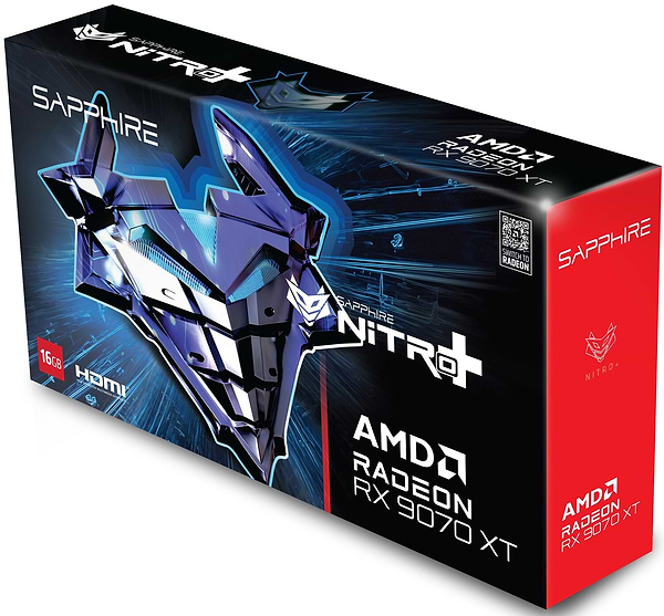 Фото - Відеокарта Sapphire Radeon RX 9070 XT 16GB GDDR6 NITRO+ GAMING OC (11348-01-20G)