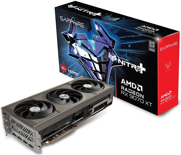Фото - Відеокарта Sapphire Radeon RX 9070 XT 16GB GDDR6 NITRO+ GAMING OC (11348-01-20G)