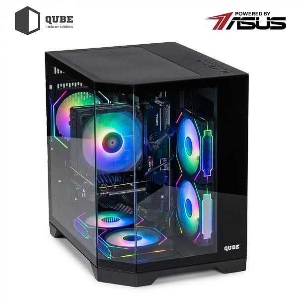 Фото - Системный блок QUBE QB Ryzen 5 5500 RTX 5060 Ti 8GB CRb 322020 (Ryzen55500RTX5060TI8GBCRb322020)