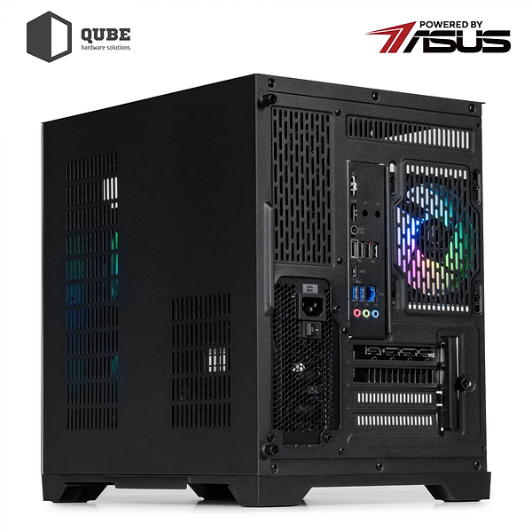Фото - Системный блок QUBE QB Ryzen 5 7400F RTX 5050 8GB CRb 3220 (Ryzen57400FRTX50508GBCRb3220)