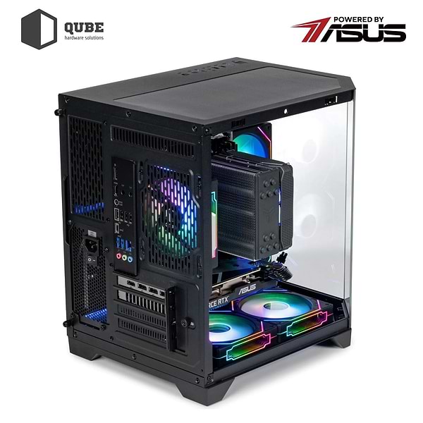 Фото - Системний блок QUBE QB Ryzen 5 7500F RTX 5060 8GB CRb 3210 (Ryzen57500FRTX50608GBCRb3210)