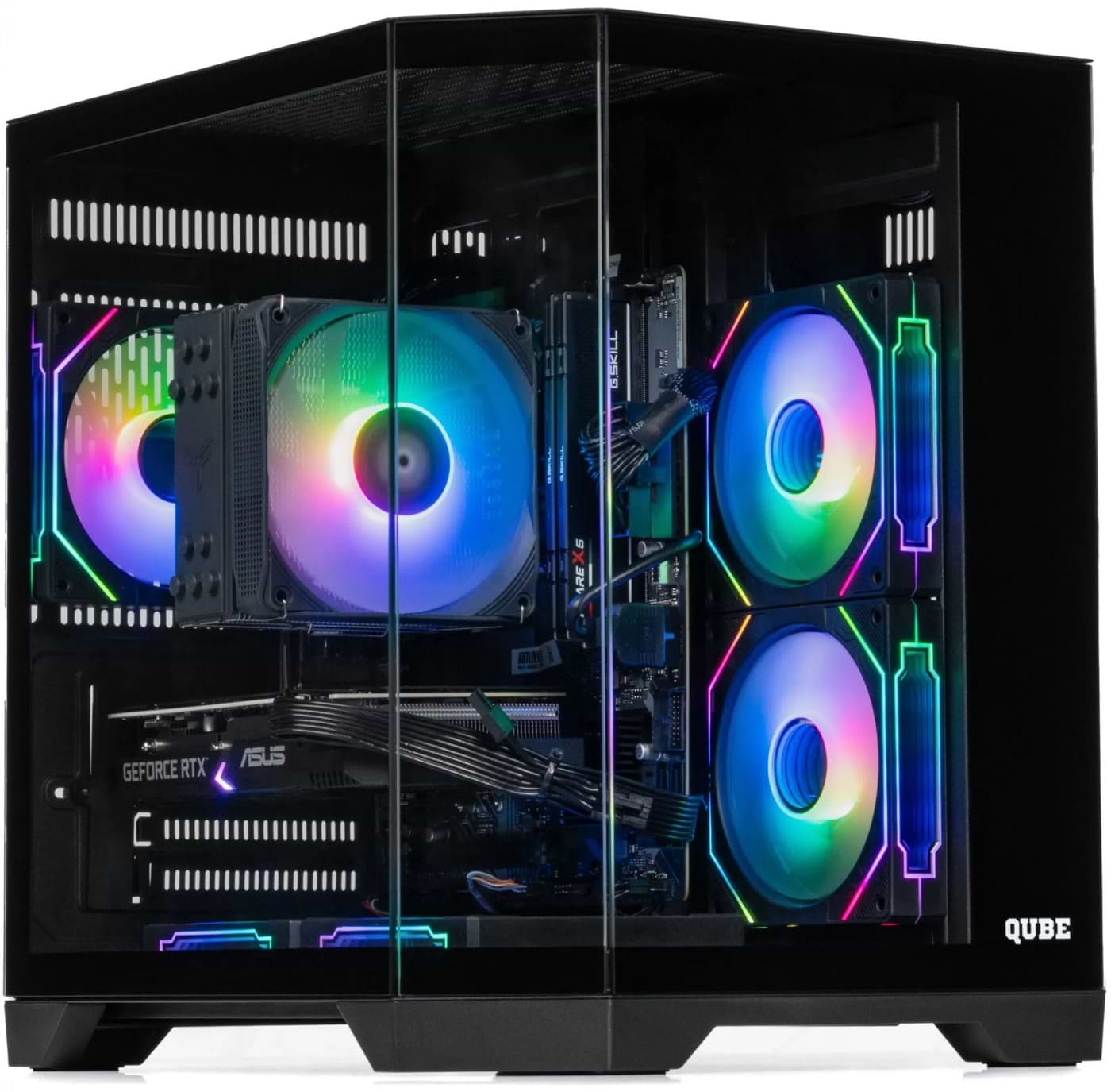 Системний блок QUBE QB Ryzen 5 7500F RTX 5060 Ti 8GB CRb 3210 (Ryzen57500FRTX5060TI8GBCRb3210) - Фото 1