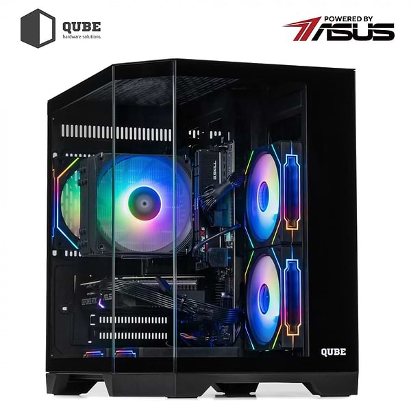 Фото - Системный блок QUBE QB Ryzen 5 8400F RTX 5060 8GB CRb 3210 (Ryzen58400FRTX50608GBCRb3210)