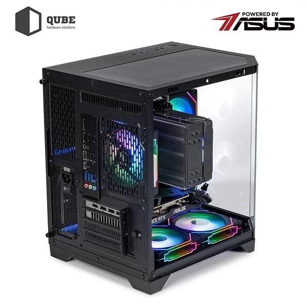 Фото - Системний блок QUBE QB Ryzen 5 8400F RTX 5060 8GB CRb 322020 (Ryzen58400FRTX50608GBCRb322020)