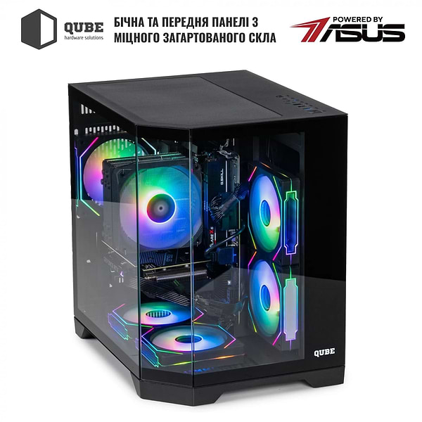 Фото - Системний блок QUBE QB Ryzen 5 8400F RTX 5060 Ti 8GB CRb 6420 (Ryzen58400FRTX5060TI8GBCRb6420)