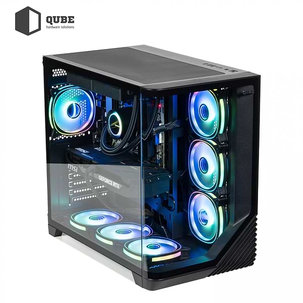 Фото - Системний блок QUBE QB Ryzen 7 9700X RTX 5050 8GB MRGb 322020 (Ryzen79700XRTX50508GBMRGb322020)