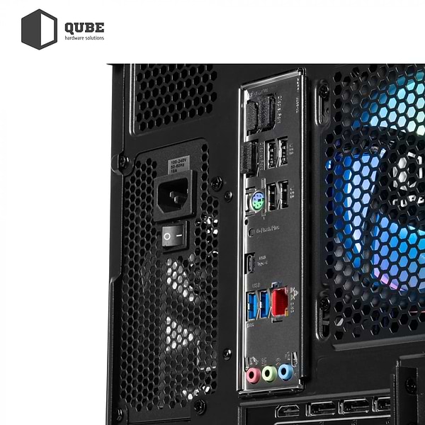 Фото - Системний блок QUBE QB Ryzen 7 9700X RTX 5050 8GB MRGb 322020 (Ryzen79700XRTX50508GBMRGb322020)