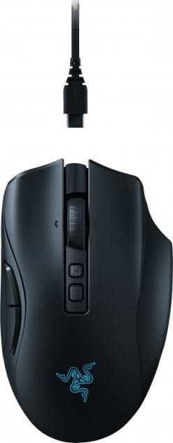 Фото - Мышь беспроводная игровая Razer Naga V2 Pro (RZ01-04400100-R3G1)