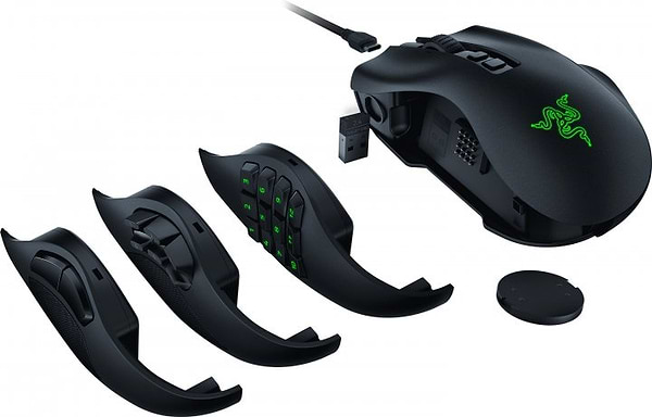 Фото - Мышь беспроводная игровая Razer Naga V2 Pro (RZ01-04400100-R3G1)