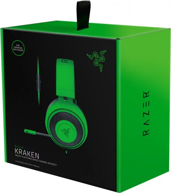 Фото - Гарнитура проводная игровая Razer Kraken Multi Platform Green (RZ04-02830200-R3M1)